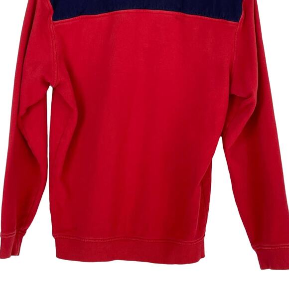 Vineyard Vines Quarter Zip Shep Shirt Men's Size XS Red Navy Color Block Preppy - Picture 9 of 12